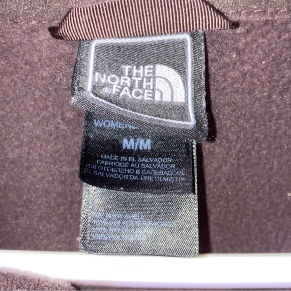 THE NORTH FACE Fleece Fuzzy Full Zip Jacket Women’s Size Medium M Dark Brown - Picture 3 of 7